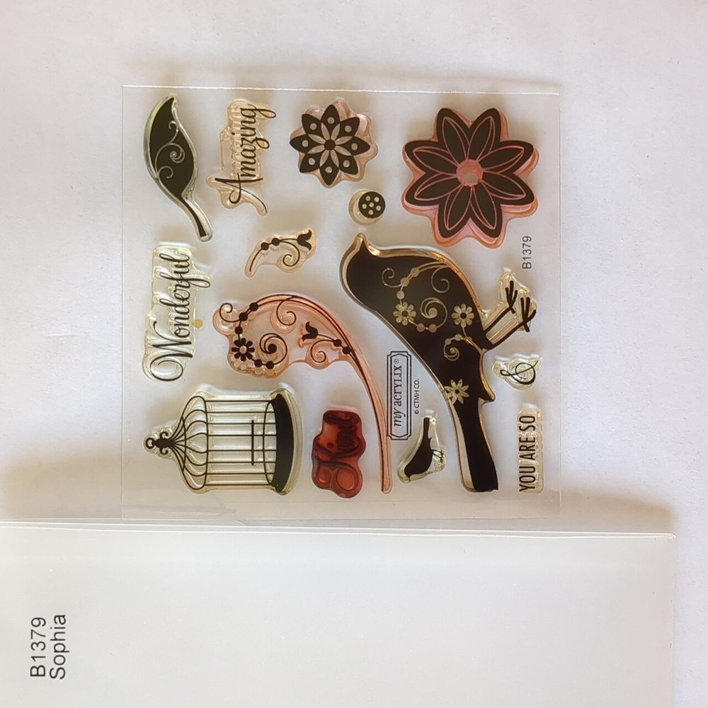 Close to my Heart B1379 Sophia clear stamp set